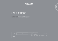 Arcam CD-37 - Owners Manual 